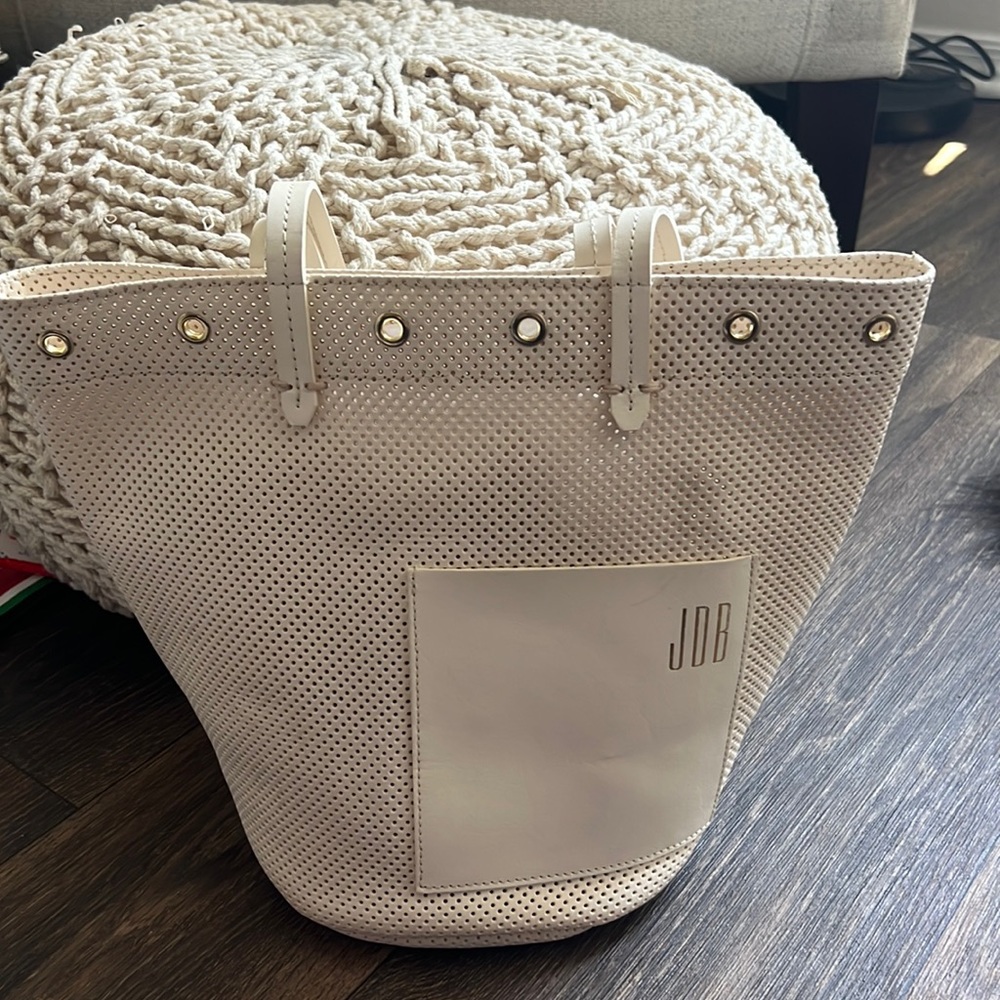 Clare V Choupette Cream Perf Bag - Picture 2 of 8